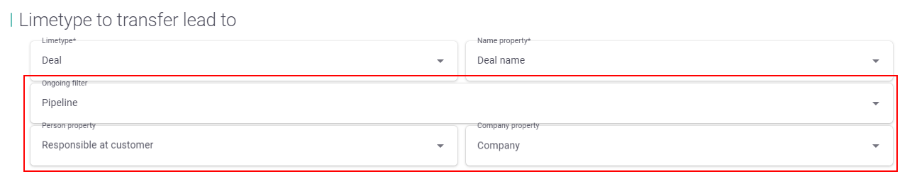 Example config for "Ongoing filter"